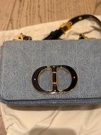 Christian Dior 30 Montaigne Bag –Denim met Goudkleurige Hrdw, Ophalen of Verzenden, Blauw