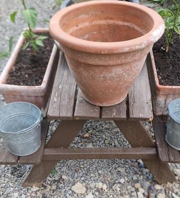  6 Pots de fleurs terre cuite  beschikbaar voor biedingen