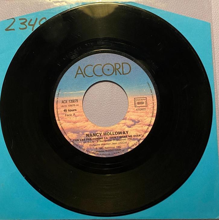 Nancy Holloway T'en vas pas comme ça, CD & DVD, Vinyles Singles, Utilisé, Single, Pop, 7 pouces, Enlèvement ou Envoi