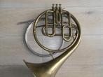 Franse hoorn F. Van Cauwelaert Brussel., Muziek en Instrumenten, Blaasinstrumenten | Hoorns, Gebruikt, Ophalen of Verzenden