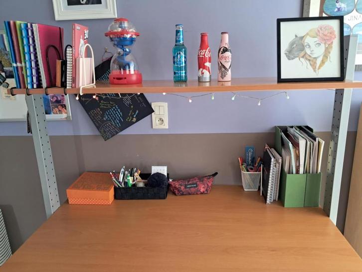 Bureau 2 niveaux parfait état, Huis en Inrichting, Bureaus, Zo goed als nieuw, Bureau, Ophalen