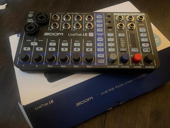 Zoom Livetrak L6, TV, Hi-fi & Vidéo, Appareils professionnels, Comme neuf, Audio, Enlèvement ou Envoi