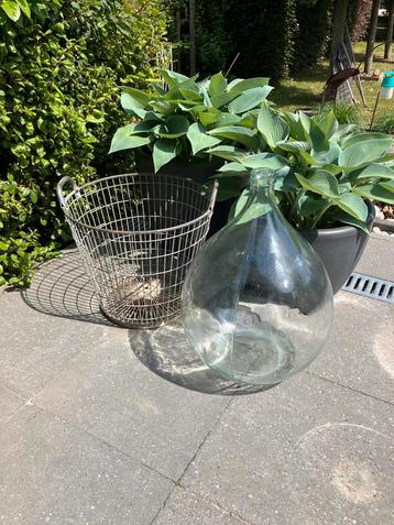 Zinken mand, Ophalen, Gebruikt