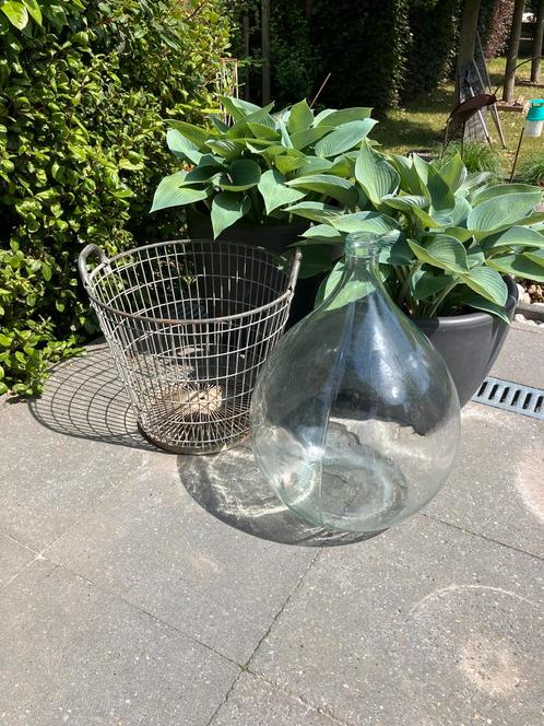 Zinken mand, Tuin en Terras, Overige Tuin en Terras, Gebruikt, Ophalen