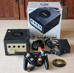 Nintendo GameCube Console + Doos + Controller + Kabels BOXED, Games en Spelcomputers, Ophalen, Gebruikt, Zwart, Met games