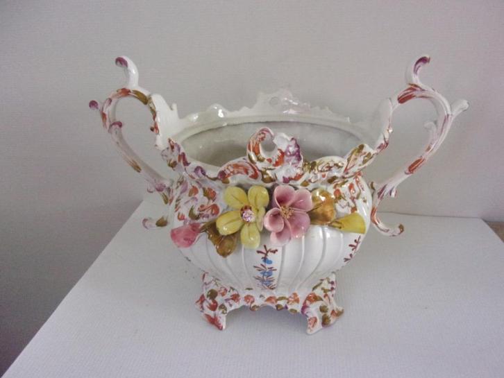 Bassano cachepot, Antiek en Kunst, Antiek | Keramiek en Aardewerk, Ophalen of Verzenden