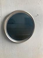 Twee oude grote ronde spiegels met geslepen glas, Maison & Meubles, Accessoires pour la Maison | Miroirs, Rond, Enlèvement, Utilisé