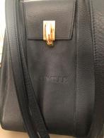 Lederen Neuville handtas, Handtassen en Accessoires, Portemonnees, Blauw, Zo goed als nieuw, Leder, Ophalen