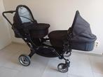 Tweelingbuggy Zoom ABC Design, met wiegjes en zitjes, Ophalen, Gebruikt