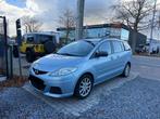 MAZDA 5 2.0 CDVI FACELIFT 2008 1 EIG OHB BOEK 7 PLAATSEN ✅, Auto's, Mazda, Voorwielaandrijving, 1998 cc, Zwart, Blauw