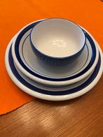 Volledig retro blauw servies, Antiek en Kunst, Ophalen