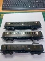 Marklin Ho set van 3 auto's, Hobby en Vrije tijd, Wisselstroom, Wagon, Ophalen of Verzenden, Zo goed als nieuw