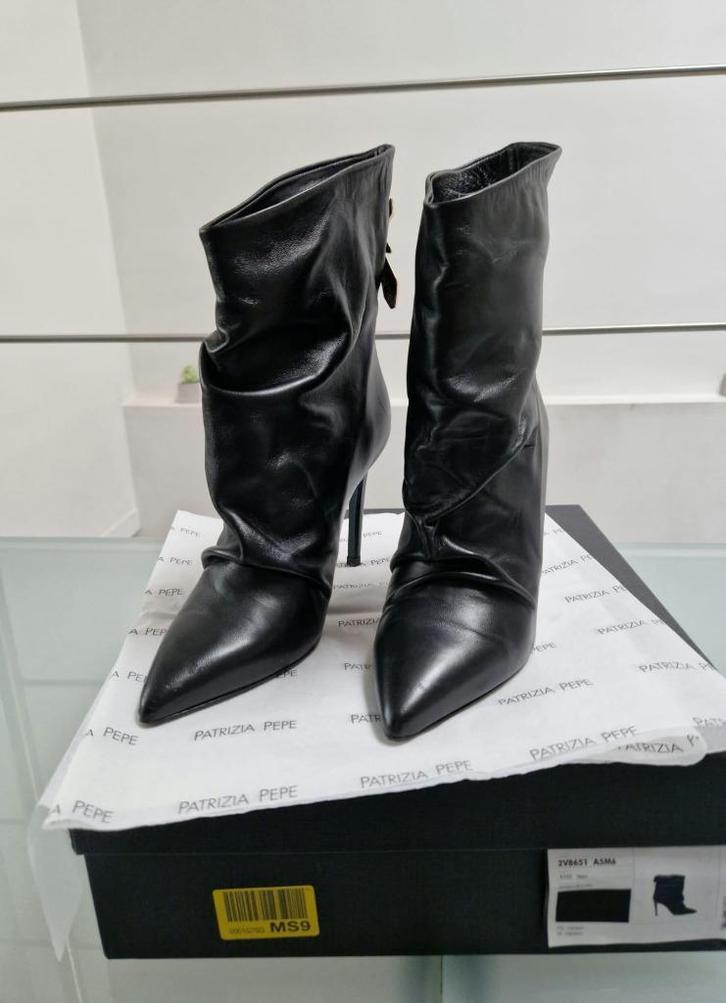 Enkellaarsjes / damesschoenen hoge hak Patrizia Pepe, Kleding | Dames, Schoenen, Zo goed als nieuw, Lage of Enkellaarzen, Zwart
