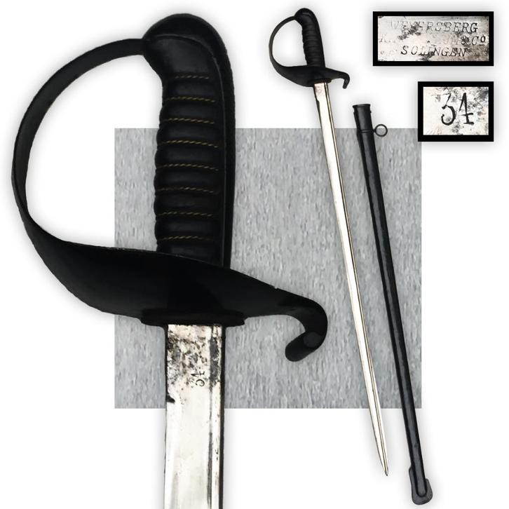 🚨RARE : SABRE ANGLAIS EXPORT WEYERSBERG KIRSCHBAUM, Collections, Objets militaires | Général, Armée de terre, Envoi