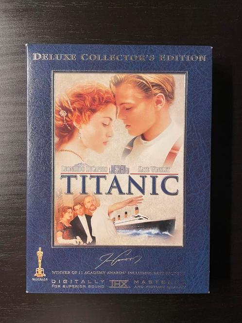 Titanic Deluxe Collector’s Edition DVD - zo goed als nieuw, CD & DVD, DVD | Aventure, Comme neuf, Coffret, À partir de 12 ans