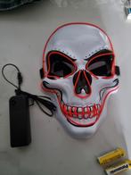 Nieuw en ongebruikte Halloween masker . Lichtgevende masker., Hobby en Vrije tijd, Kostuums, Theaterbenodigdheden en LARP, Nieuw