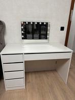 Make-up tafel/kaptafel met spiegel van Bright Beauty, Ophalen, Zo goed als nieuw