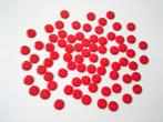 Lot de 75 boutons à coudre rouges 12.5 mm neufs, Ophalen of Verzenden, Nieuw, Knoop of Knopen