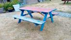 Kinder picknick bank met tafel, Tuin en Terras, Picknicktafels, Ophalen, Gebruikt, Hout, Kinderpicknicktafel