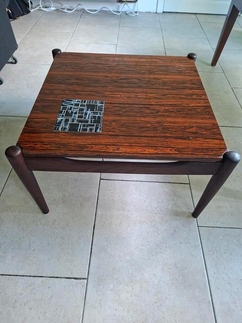 Vintage Scandinavisch rosewood salontafeltje, Antiek en Kunst, Antiek | Meubels | Tafels, Ophalen