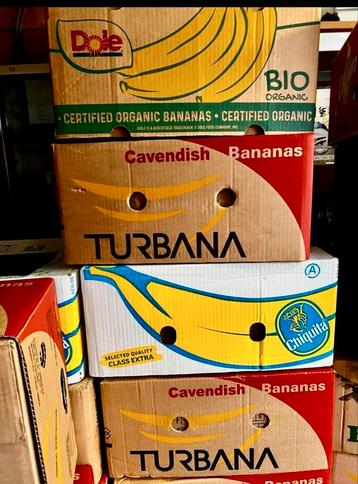 Bananendozen / verhuisdozen beschikbaar voor biedingen