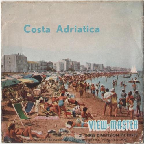 View-master Costa Adriatica Adriatic C 040, Antiek en Kunst, Antiek | Speelgoed, Ophalen of Verzenden