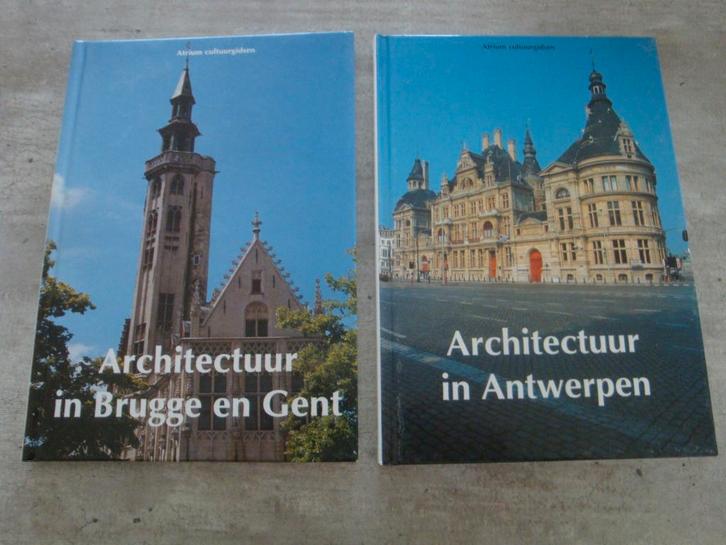ARCHITECTUUR IN BRUGGE EN GENT-...IN ANTWERPEN, Boeken, Kunst en Cultuur | Architectuur, Gelezen, Ophalen of Verzenden