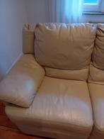 Canapé en cuir 3 places, Maison & Meubles, Canapés | Salons, Enlèvement, Utilisé, Banc droit, Cuir