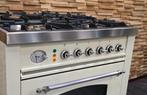 🔥Luxe Fornuis Boretti 70 cm crème + rvs 4 pits 1 oven, Elektronische apparatuur, Fornuizen, 60 cm of meer, 4 kookzones, Vrijstaand