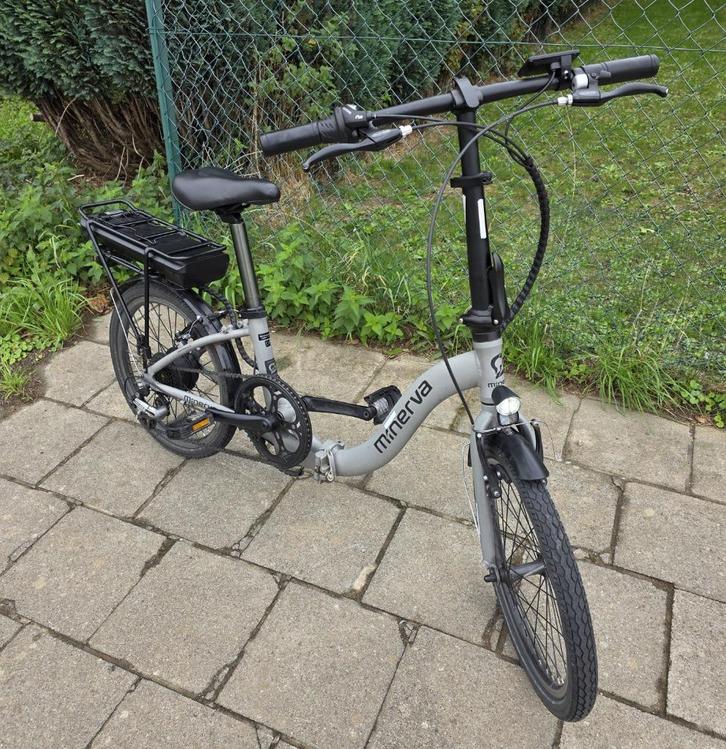 Minerva opvouwbare elektrische fiets in goede staat., Fietsen en Brommers, Elektrische fietsen, Gebruikt, Ophalen