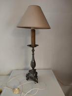Lampe de table-chandelier en étain antique, Enlèvement, Comme neuf, 50 à 75 cm