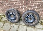 2 VW 15 inch stalen velgen (5x100), Ophalen, Gebruikt, Audi
