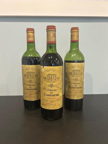 Wijn setprijs Château du Courneau 1973x2 1976 beschikbaar voor biedingen