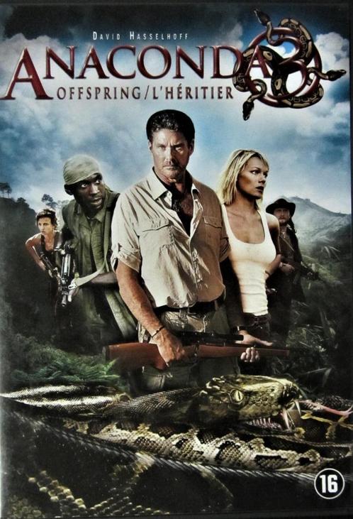 DVD HORROR- ANACONDA 3 (DAVID HASSELHOFF), CD & DVD, DVD | Horreur, Comme neuf, Monstres, Tous les âges, Enlèvement ou Envoi