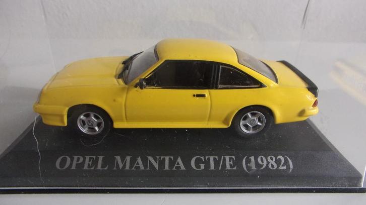 OPEL MANTA GTE 82.IXO 1/43,EXC.ETAT en VITRINE, Hobby en Vrije tijd, Modelauto's | 1:43, Gebruikt, Auto, Overige merken, Ophalen of Verzenden