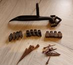 Ancien outil de maréchal ferrand, Enlèvement