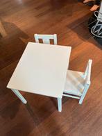 Ikea kritter kindertafel + 2 stoeltjes, Enlèvement, Utilisé, Table(s) et Chaise(s)