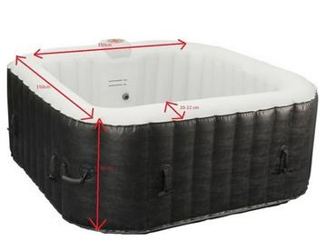 Jacuzzi met verwarming, Enlèvement, Comme neuf, Tapis de sol, Gonflable