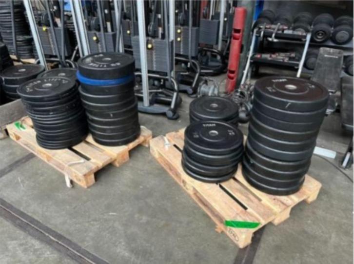 Diverse Schijven | Platen | Olympische Schijven | Bumper Pla, Sport en Fitness, Fitnessmaterialen, Gebruikt, Halterschijven, Armen
