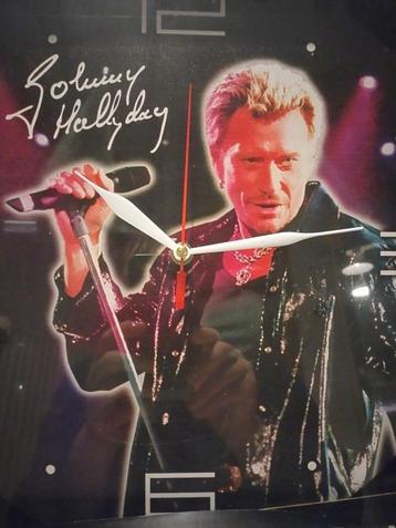 Nieuwe JOHNNY HALLYDAY wandklok.