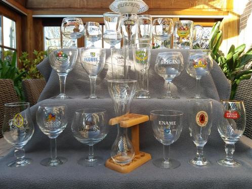 Bierglazen (lot C), Collections, Verres & Petits Verres, Comme neuf, Enlèvement