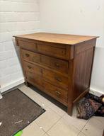 Antieke boeren kast, Eikenhout, Zo goed als nieuw, 3 of 4 laden, Antiek