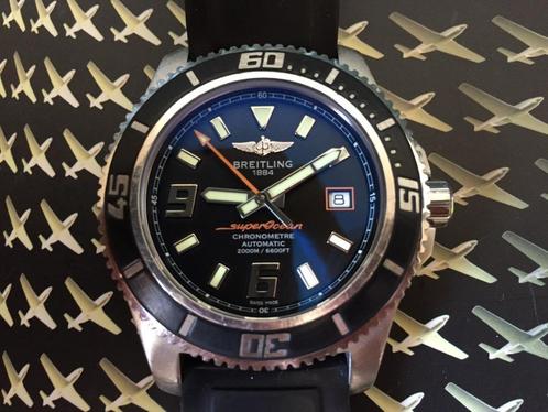 Breitling SuperOcean 44, Handtassen en Accessoires, Horloges | Heren, Polshorloge, Breitling, Staal, Ophalen