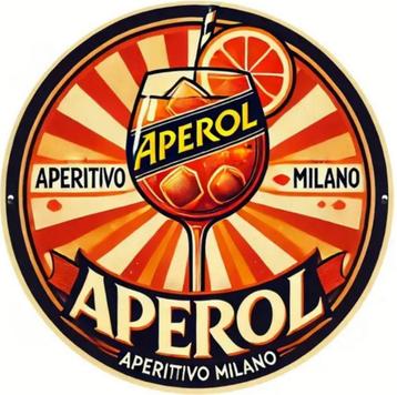 Reclamebord vintage Aperol - mancave poolhouse nieuw beschikbaar voor biedingen