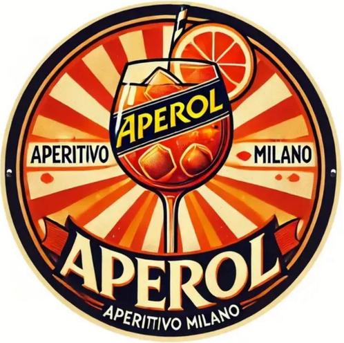Reclamebord vintage Aperol - mancave poolhouse nieuw, Verzamelen, Merken en Reclamevoorwerpen, Nieuw, Reclamebord, Ophalen of Verzenden