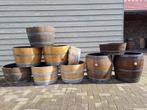 halve wijnvaten / half wijnvat 112L, Gebruikt, Ophalen of Verzenden, Hout, 75 tot 150 liter