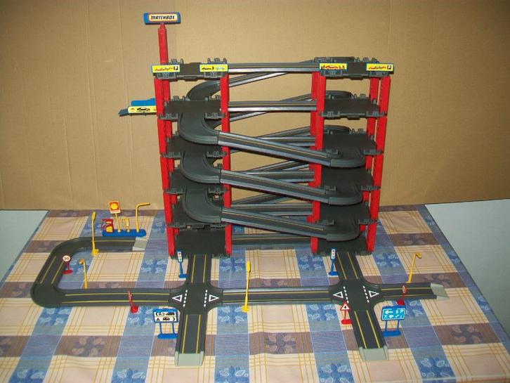 Matchbox Motorcity 500 - MC-500 - Garage - Vintage - Retro, Kinderen en Baby's, Speelgoed |Speelgoedvoertuigen, Gebruikt, Ophalen of Verzenden