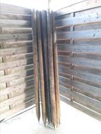 10x ronde houten palen 200cm op 7,6cm, Tuin en Terras, Palen, Balken en Planken, Ophalen, Zo goed als nieuw, Palen