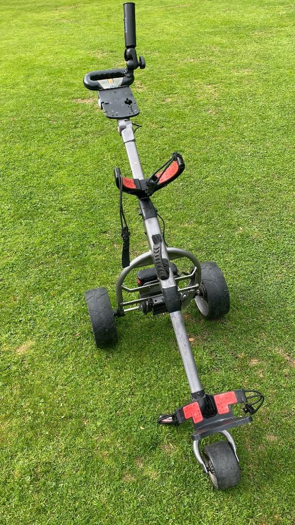 electrische golftrolley  Mocad 2,5, Sport en Fitness, Golf, Gebruikt, Golfkar, Overige merken, Ophalen