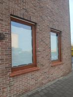 2 vaste ramen te koop, Double vitrage, 160 cm ou plus, Comme neuf, Fenêtre de façade ou Vitre